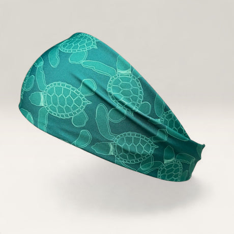Green Turtle Dive Headband Ocean Motion Wear