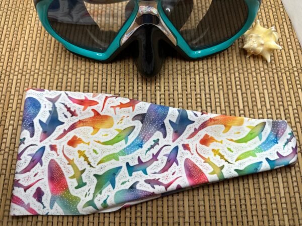 Dive Headband Whale Shark Hair Accessory for Diver Rainbow Whale Shark Headband Dive Gift