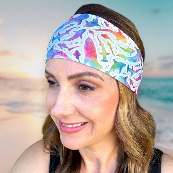 Dive Headband Whale Shark Hair Accessory for Diver Rainbow Whale Shark Headband Dive Gift
