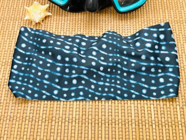 Dive Headband Whale Shark Print