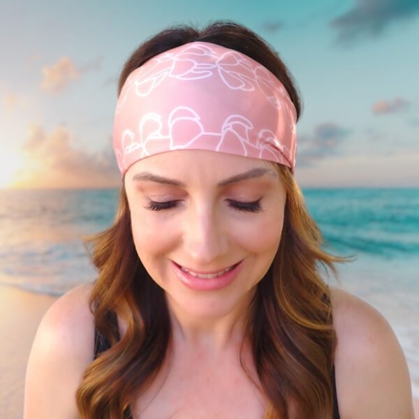 Dive Headband - Pikake Lei - Nonslip Stretchy Headband