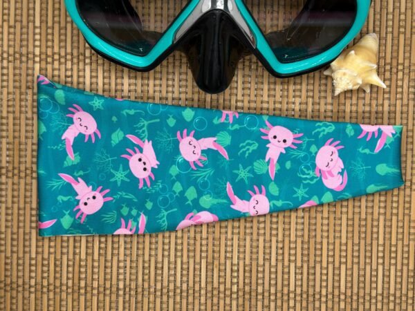 Swimming Headband Axolotl, Nonslip Headband, Swim Gift